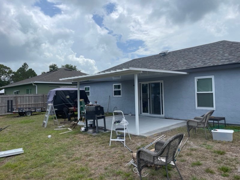Aluminum patio cover