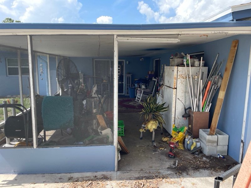 Screen porch panel replacement